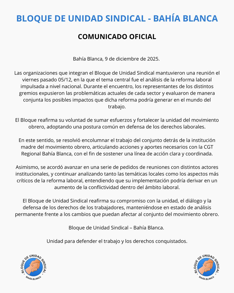 #Comunicado  #oficial