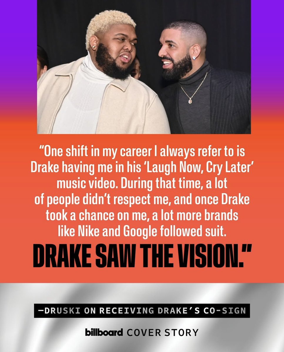 Druski speaks on how Drake contributed to his rise to fame 🙏🏼