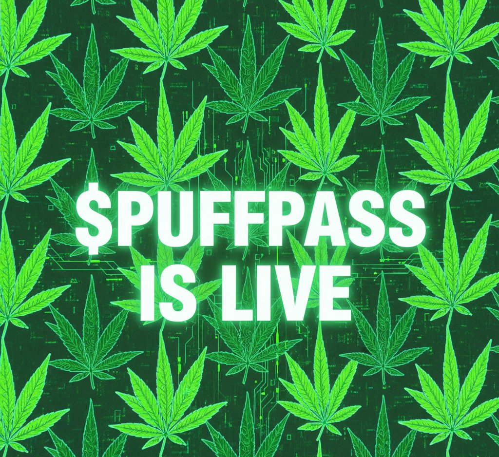 sol_suff_00x's tweet photo. MEME WAR DECLARED.** The best $PUFFPASS meme posted in the next 24 hours gets a **1 SOL bounty**. Tag us. Unleash the creativity.
congrats to those who won the lauch givaway, please engage you moigh be the next
CA: 8pogeH1UzHTEdF7GFwgb5YdYHjoGurU3GtDTfzC8pump
#PUFFPASS #Memecoin #Crypto #Solana #Degen #StonerCoin #LiveLaunch #WeedCoin #VibeFinance #weedrolling
@puff_puff_00x @solana @Raydium