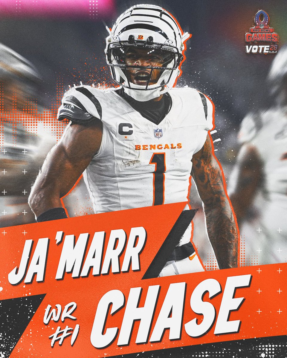 You know you wanna see UNO in the Pro Bowl.

RT to #ProBowlVote for Ja'Marr Chase 