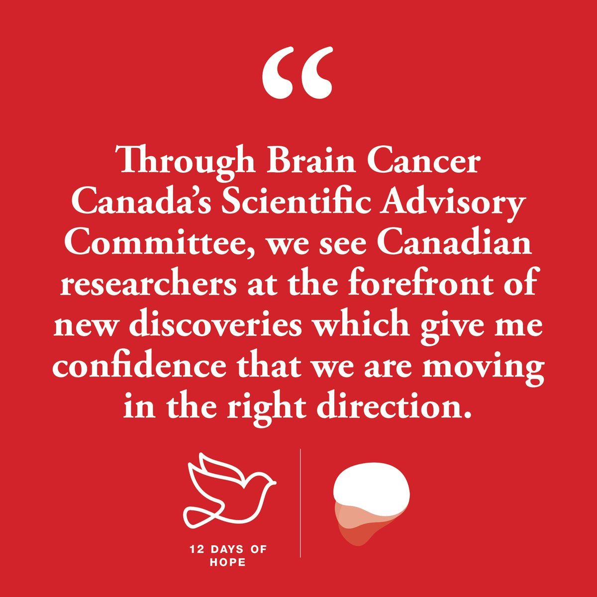 braincancercan's tweet image. Day 5 of Hope🕊
Submitted By: Stuart Selby,  BCC Scientific Advisory Committee &amp;amp; 22 Year Canadian Pharmaceutical Professional

“Living with brain cancer has come with challenges, but I have found and now share a message of hope with others on this journey. Before my diagnosis, I…