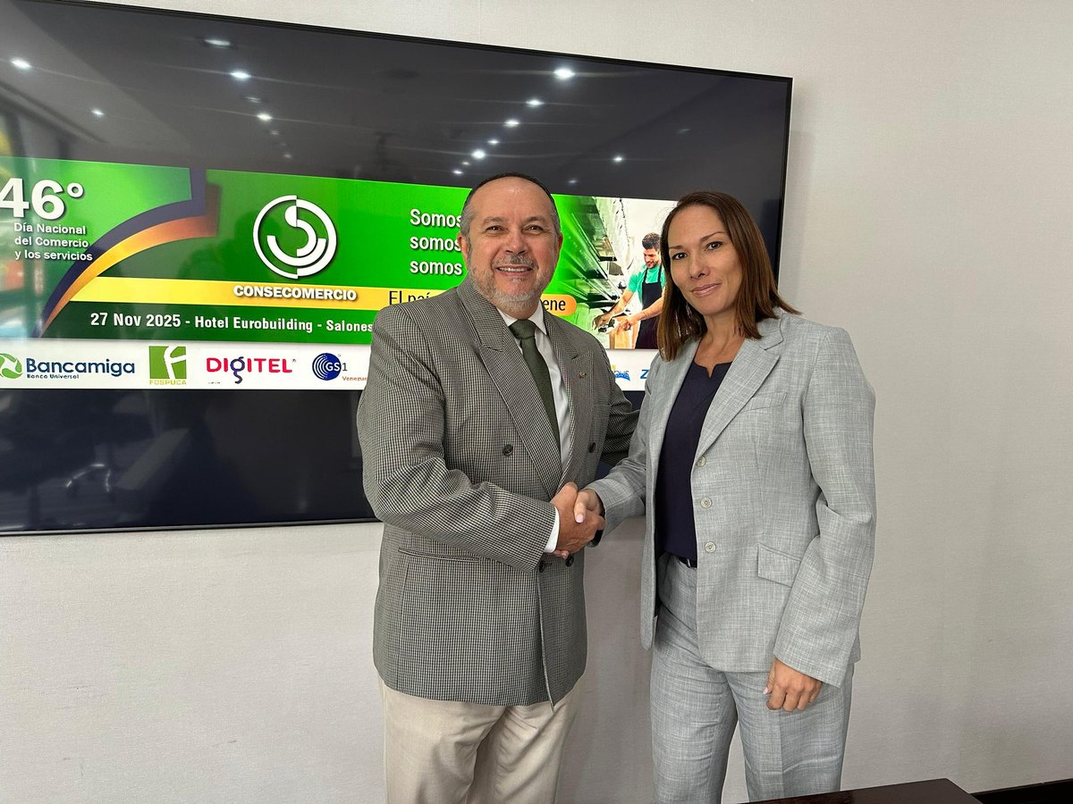 Consecomercio y el Grupo de Hoteles Eurobuilding estrechan lazos en servicios corporativos 

Consecomercio firmó un convenio con el Grupo de Hoteles Eurobuilding este martes 9 de diciembre. El acuerdo firmado por el presidente de Consecomercio, José Gregorio Rodríguez y Tatiana