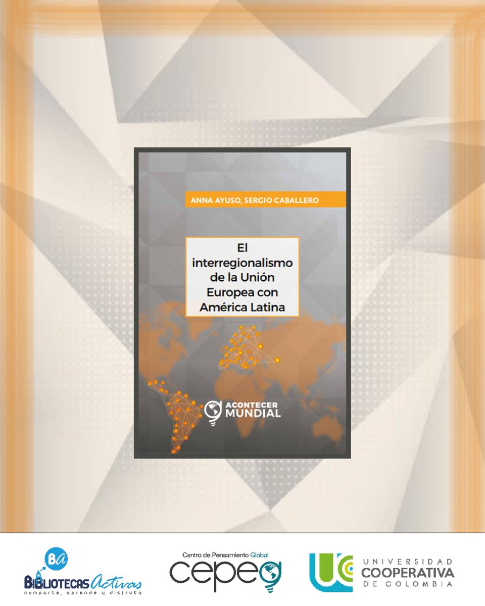 Cepeg_ucc's tweet photo. 🌍✨ El interregionalismo de la UE con América Latina analiza los retos y oportunidades del vínculo político y económico entre ambas regiones. 🤝📘
Conoce más 👉 https://t.co/NSWXuW20cG https://t.co/R2HIiNCx4y