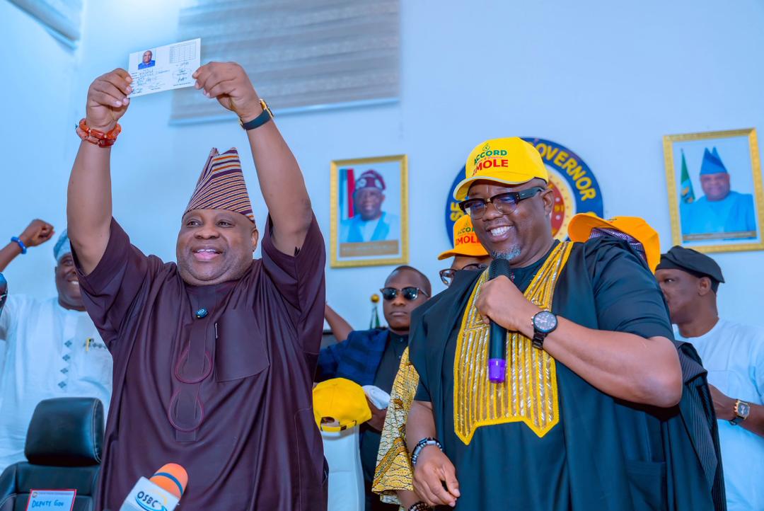 DukeOfOsun's tweet photo. Yello OSUN!!!
IMOLE is everywhere you go.
The light has a new home, Gov. Ademola Adeleke moves ACCORDingly to ACCORD.

A partnership for continuity and progress. https://t.co/gIUDL4eQNG
