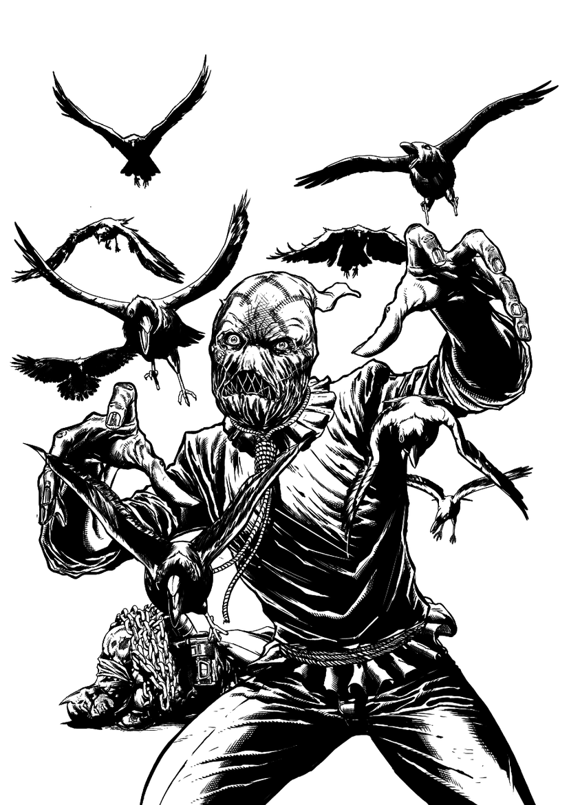 iamluke85's tweet photo. #scarecrow artwork by #jasonfabok https://t.co/TFiSrmIffX