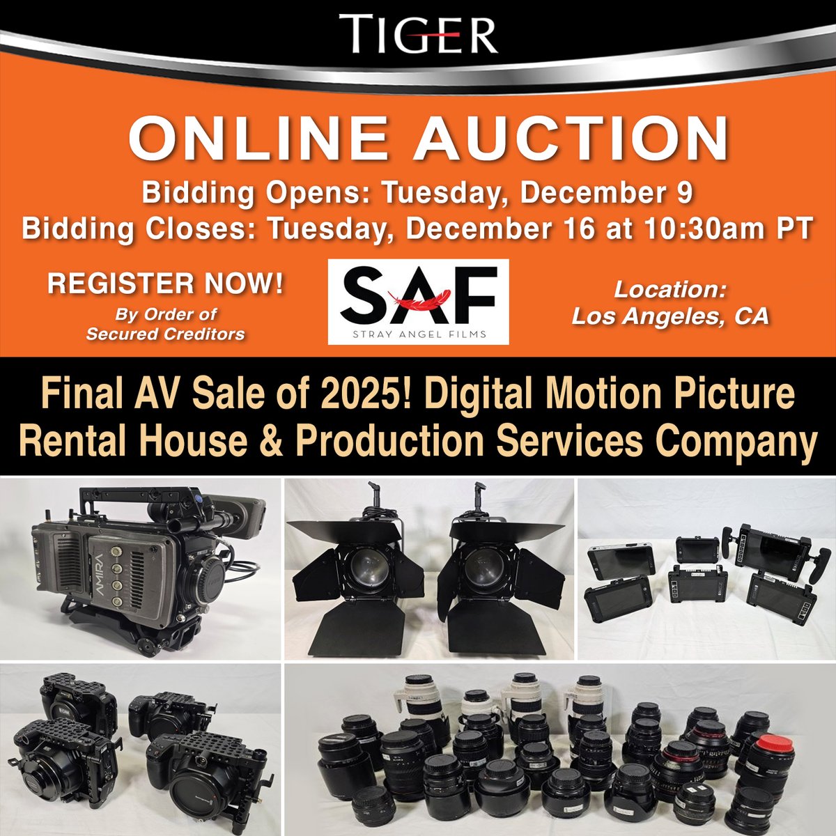 🚨 Bidding is officially OPEN! 🚨

📅 Bidding Opens: Today
📅 Auction Closes: Tuesday, Dec 16 at 10:30am (PT)

🔗 View the sale &amp; start bidding: hubs.la/Q03Xxj8L0