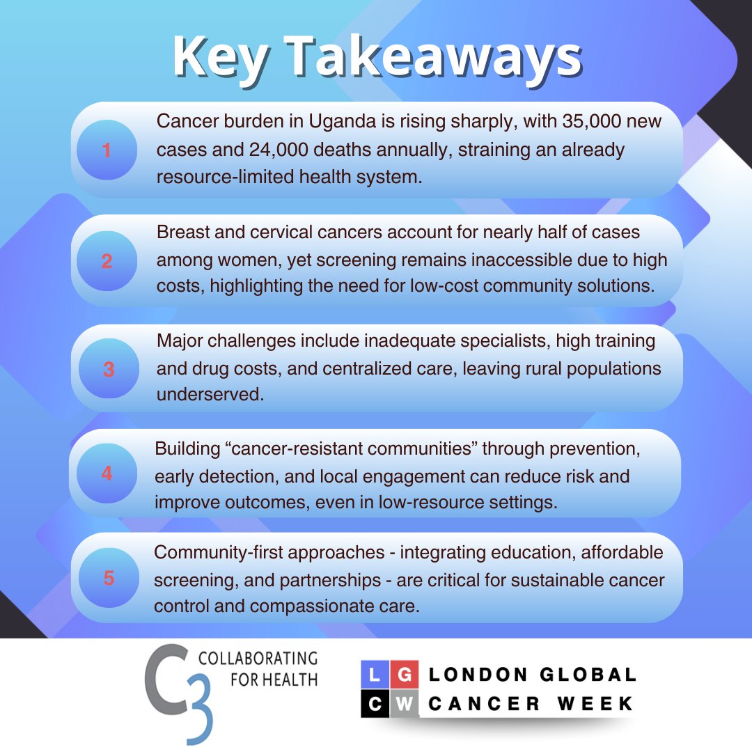 London Global Cancer Week tweet media