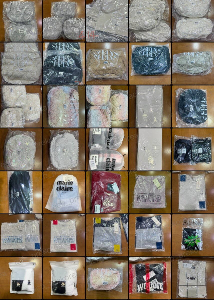 ACB_PreKorea's tweet image. Pls RT 
สุ่มแจก 100฿ จากคนรี

พร้อมส่งลดส่งท้ายปี 🥹
ขายเทๆ ราคาลดๆ บางอย่างไม่มีขายแล้ว
มีมากกว่าในรูป 
มีหมวก รองเท้า กู้ดต่างๆ อีกเยอะมาก

ลงขาย วันนี้ตอน 18:30
จะลงกติกาก่อนขาย