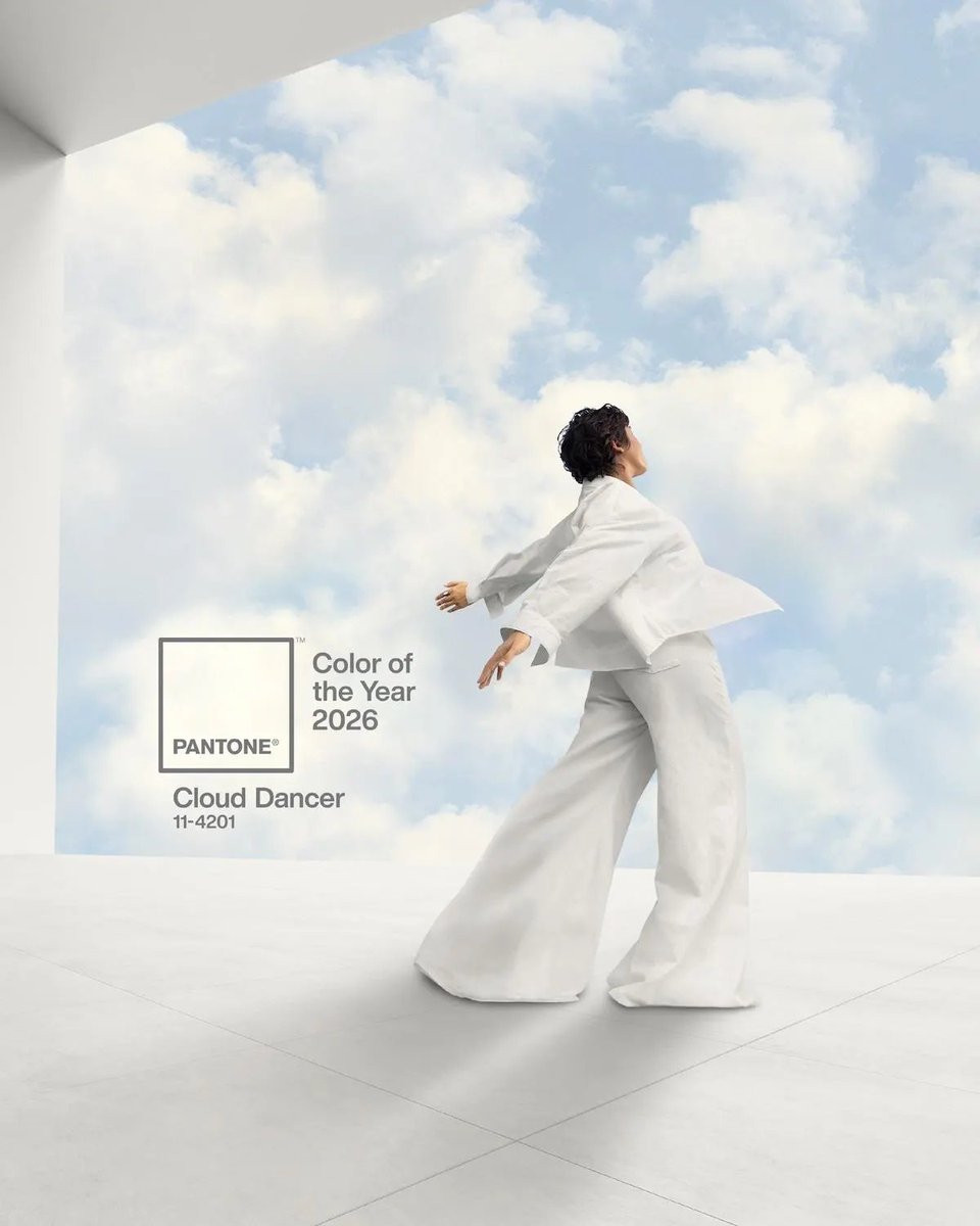 LMOadv's tweet image. Our thoughts on Pantone's 2026 Color of the Year - Why Cloud Dancer has everyone from design pros to marketing agencies talking.   lmo.com/pantones-2026-… #Pantone #CloudDancer #DesignTrends #Marketing