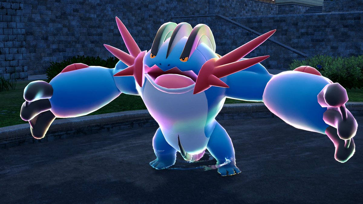 Pokebip's tweet image. #LégendesPokémonZA : Visuel officiel de Méga-Jungko, Méga-Braségali et Méga-Laggron !