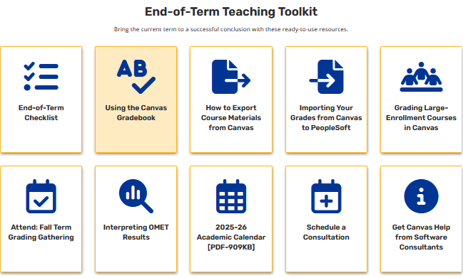 PittTeaching's tweet photo. Wishing all faculty, staff, and students a successful Finals Week! We've got your end-of-term toolkit ready for you at https://t.co/vnEUcurviV https://t.co/BD2FPECcnW
