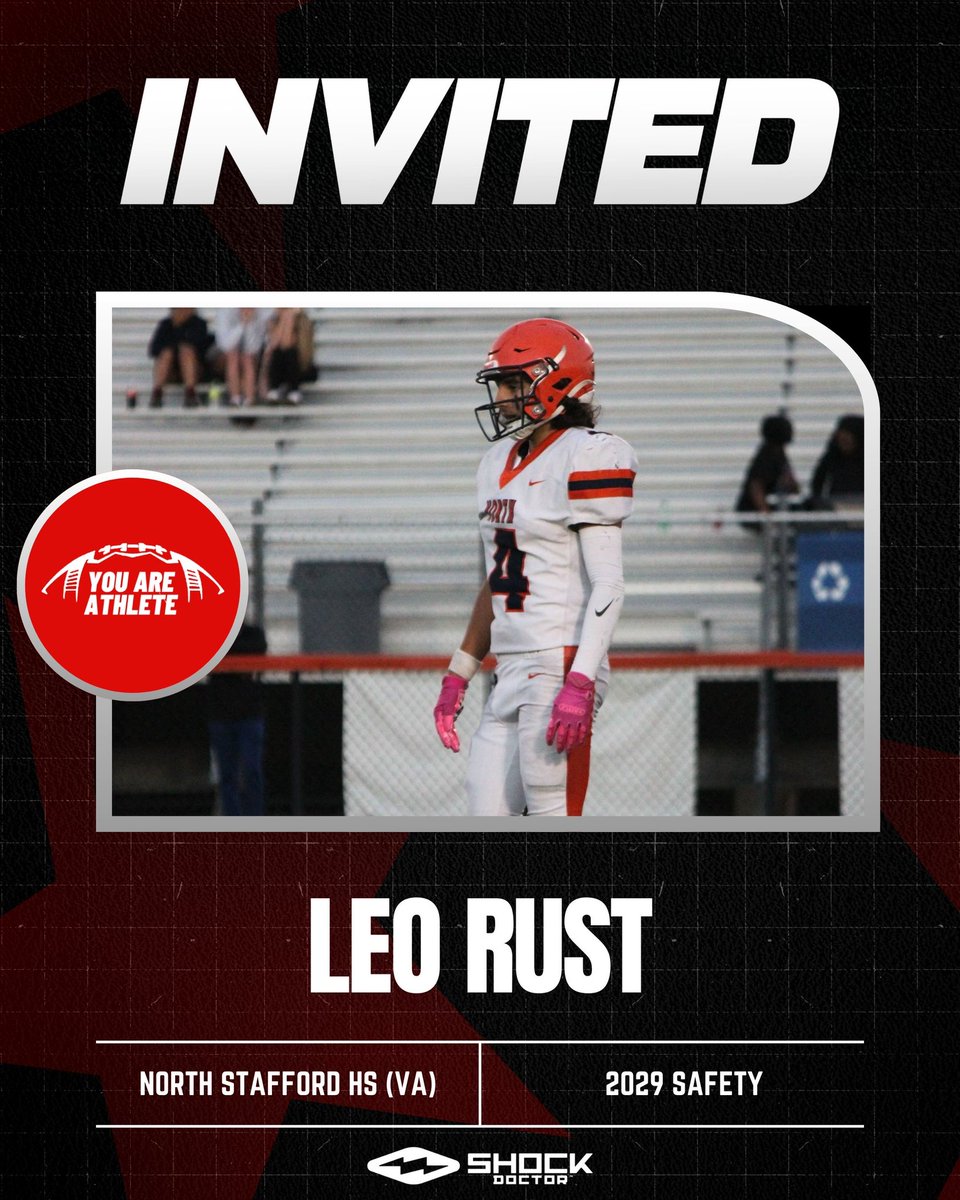 Leo_Rust16's tweet image. Blessed to be invited to the You are athlete  camp!