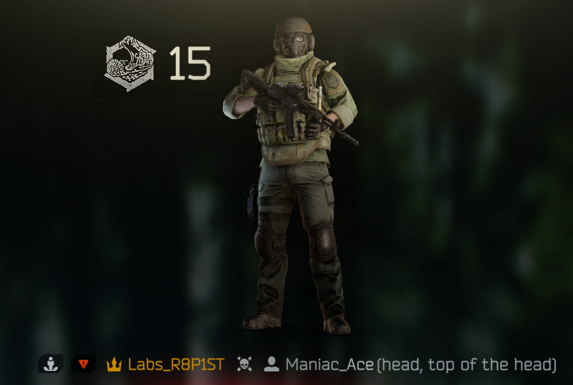 Ace_299's tweet photo. @tarkov Who let this dude in labs https://t.co/cmo7bjJsEi