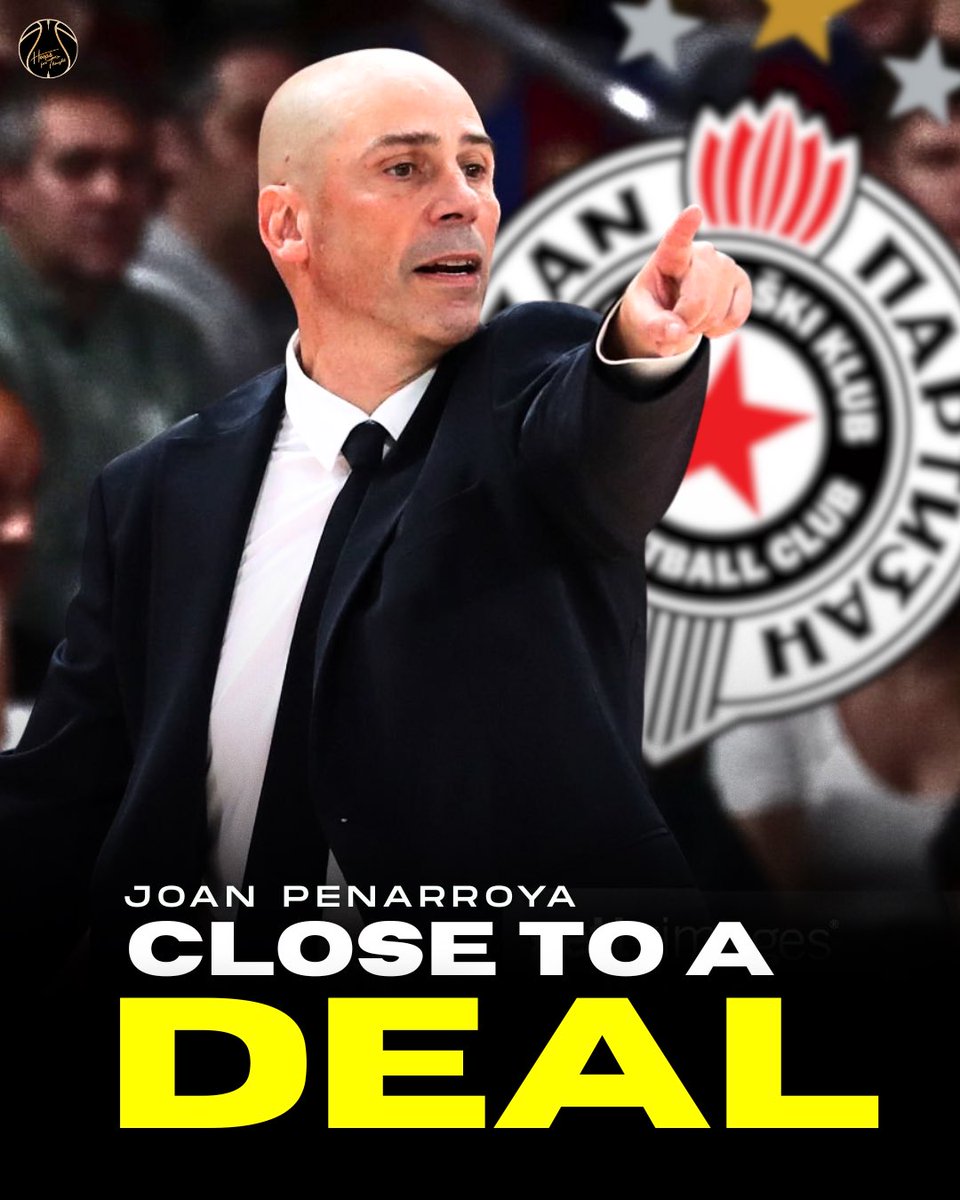 hoopsfthoughtgr's tweet photo. According to @sportklub, Joan Peñarroya is very close to taking over Partizan👀
#kkp #partizan #kkpartizan #penarroya #euroleague #czv #kkcz #barcelona #paobc #olympiacosbc https://t.co/RN7yv2MRbW