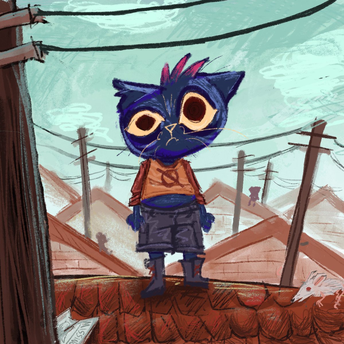 wormmonitor's tweet photo. All my nitw art together in one post because uhh uhh commission me ❤️
#nitw #nightinthewoods #furry https://t.co/8hFsd4wcBb