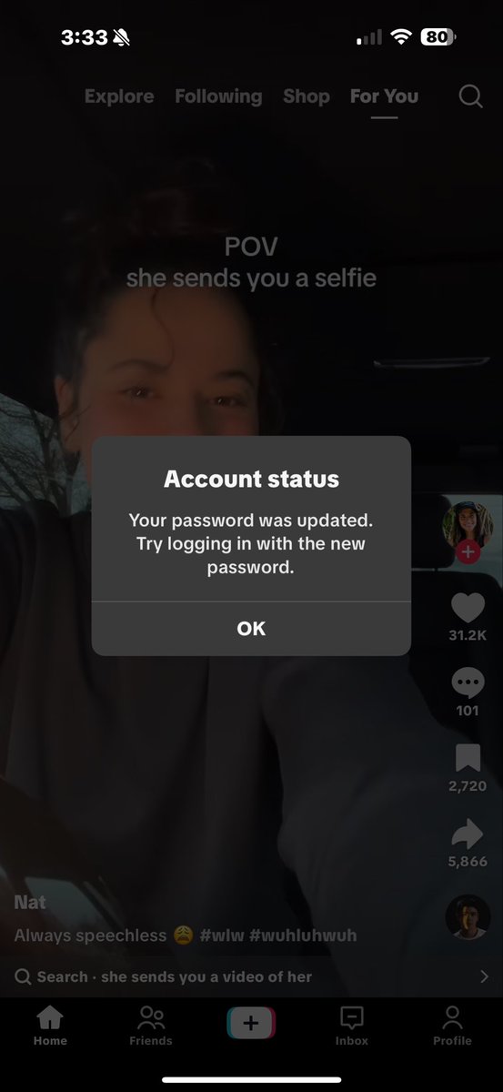 Littleshit0905's tweet photo. @tiktok_us uhhhhh why’d you make me logout of my account and then make a brand new one?? Help!!! https://t.co/7YqSnMemWB