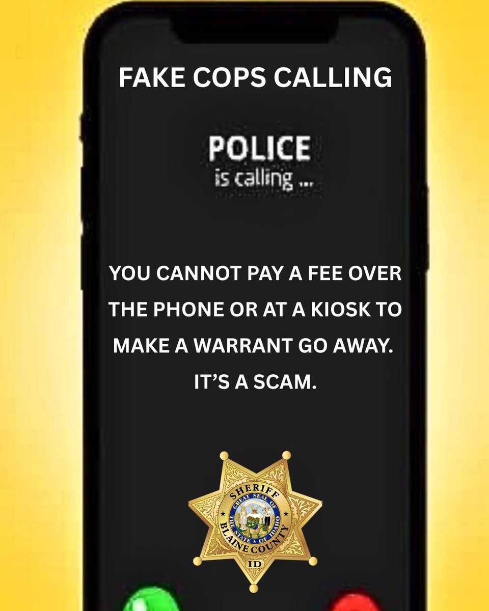 HANG UP. It's a Scam. A REAL LAW ENFORCEMENT OFFICER will NEVER EVER call you to tell you that you have a warrant. This is basic Officer Safety 101.

You cannot pay a fee to make a warrant for failing to appear for jury duty or as a witness (or any other reason) go away.

We have