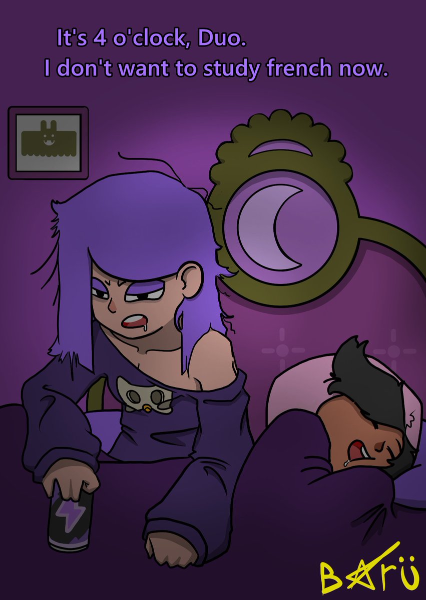 I WANT SLEEP!!!!!
(Tuve que bajarle la calidad al menos 3 veces para poder subirlo) :'v
#duolingofanart #duo #duolingo