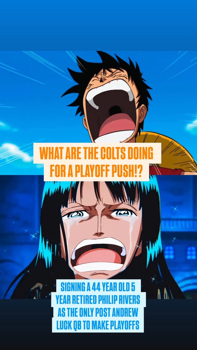 _JustJoshinYall's tweet photo. Current state of #ColtsNation https://t.co/Q4bQb7rCsV