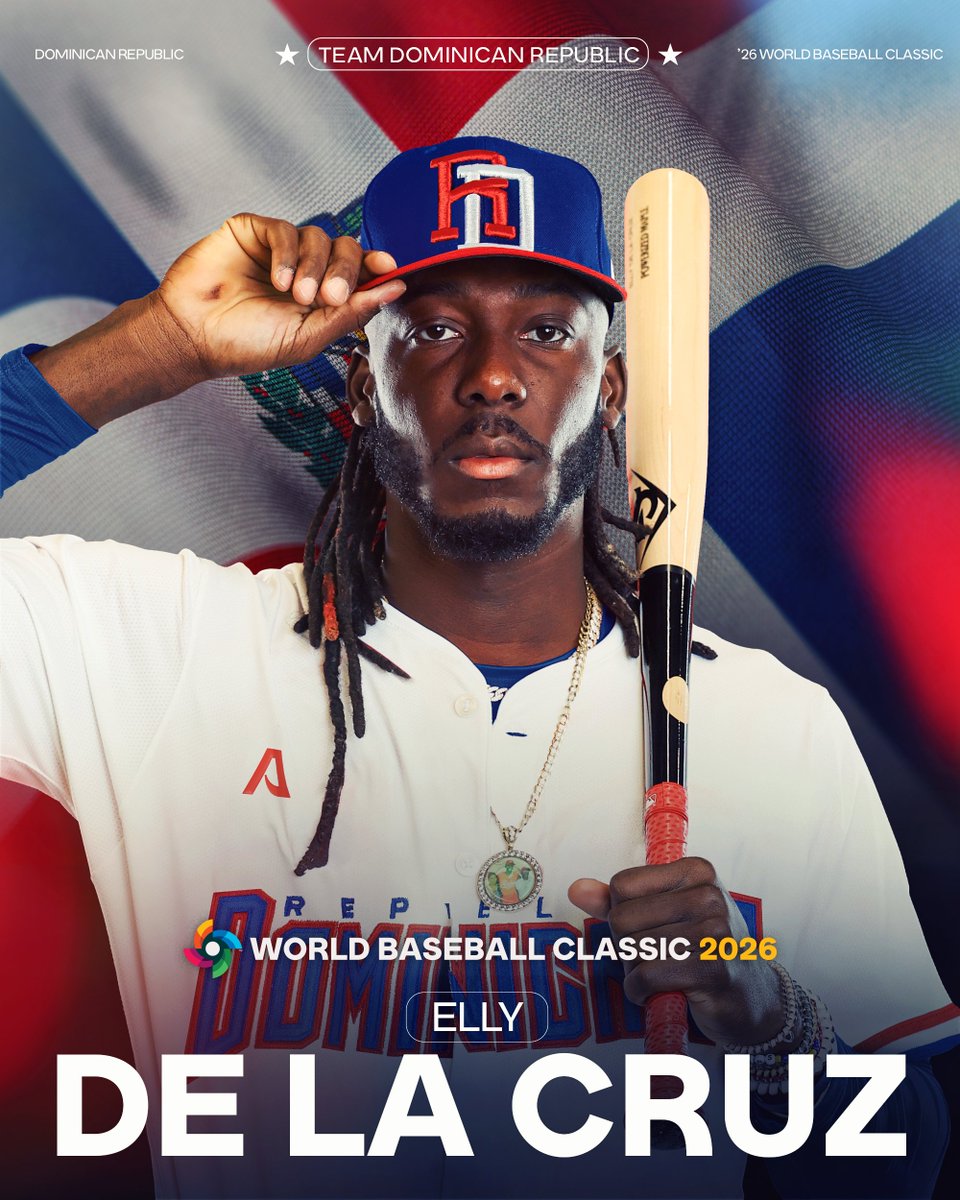 This is going to be electric ⚡️
Elly De La Cruz plans to represent Team Dominican Republic in the #WorldBaseballClassic, according to DR manager Albert Pujols.