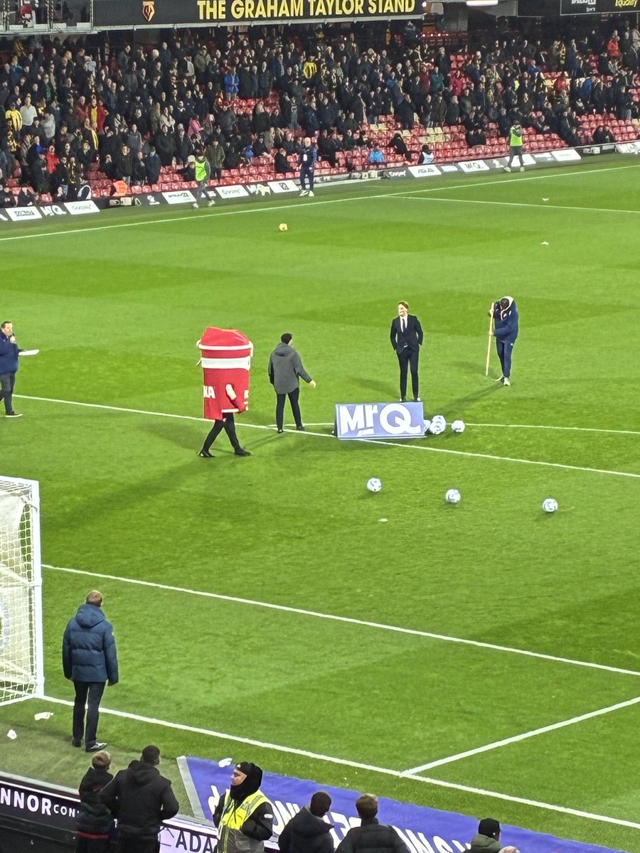 We’re losing at home to Sheffield Wednesday and a pot noddle is doing the half time challenge….