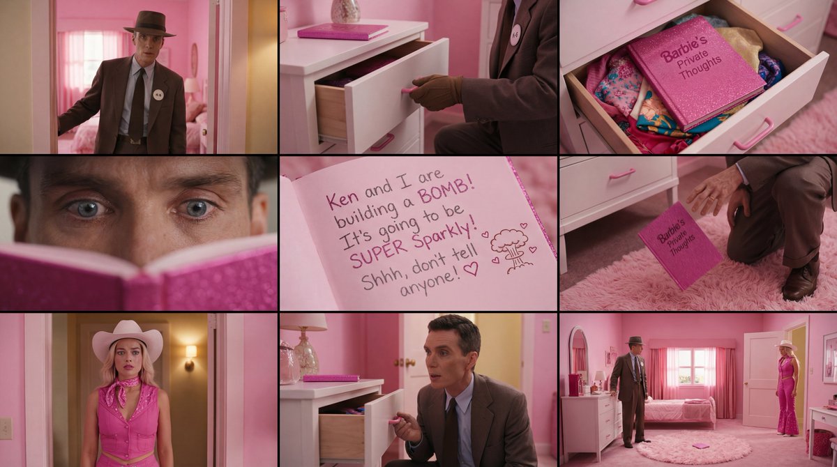 maxescu's tweet image. Two years later...
This is what everybody wanted to see.

Barbenheimer: The movie

Coming soon!