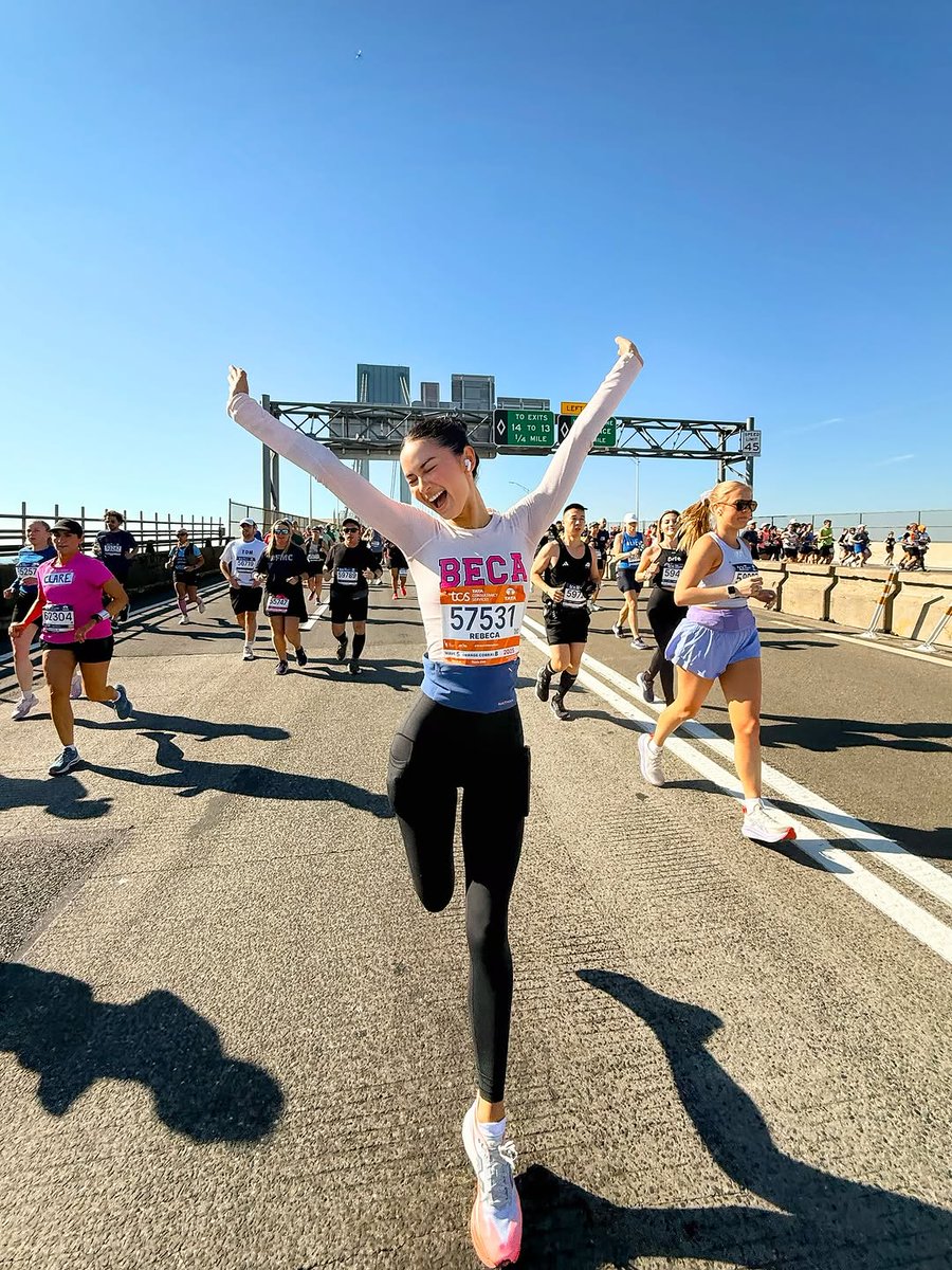My first ever marathon and what an amazing feeling to do it at home, in NYC 🍎 Thank you to every one who came out to support me. Seeing all of your beautiful faces as I ran is what kept me moving. Being surrounded by so much love, reminded me why I'm...