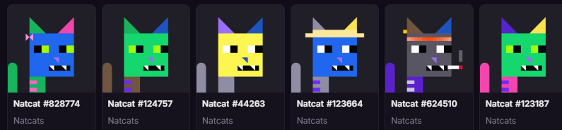 Loading up on pure pixel power 😼🚀
The Natcat roster keeps getting stronger.
$NATCAT $NAT <a href="/dmtnatcats/">Natcats</a>