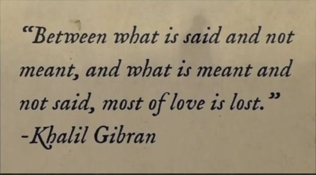 Most of the love is lost.
