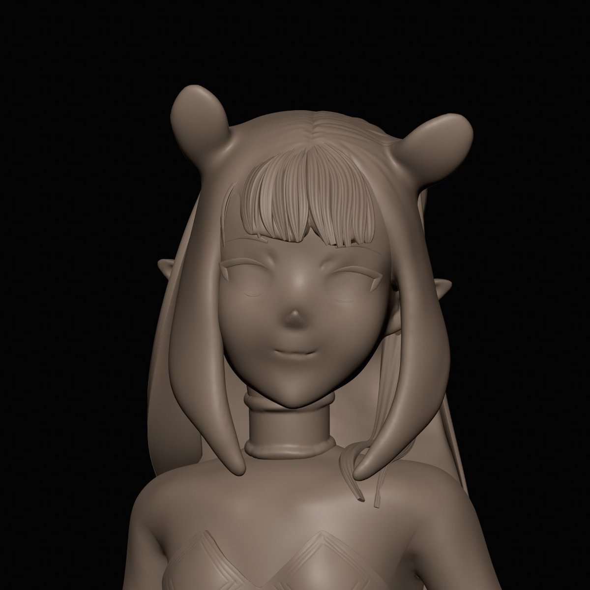 Edwardthevtuber's tweet photo. Wanted to sculpt something that was quick and fun! I could never miss an opportunity to sculpt Ina! #inART https://t.co/7WIoX7AIzy