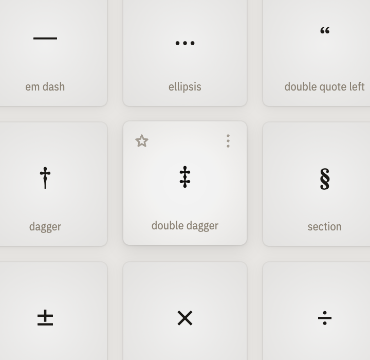 Now in code. (Middle tile shows hover state. WIP — isn’t everything?)