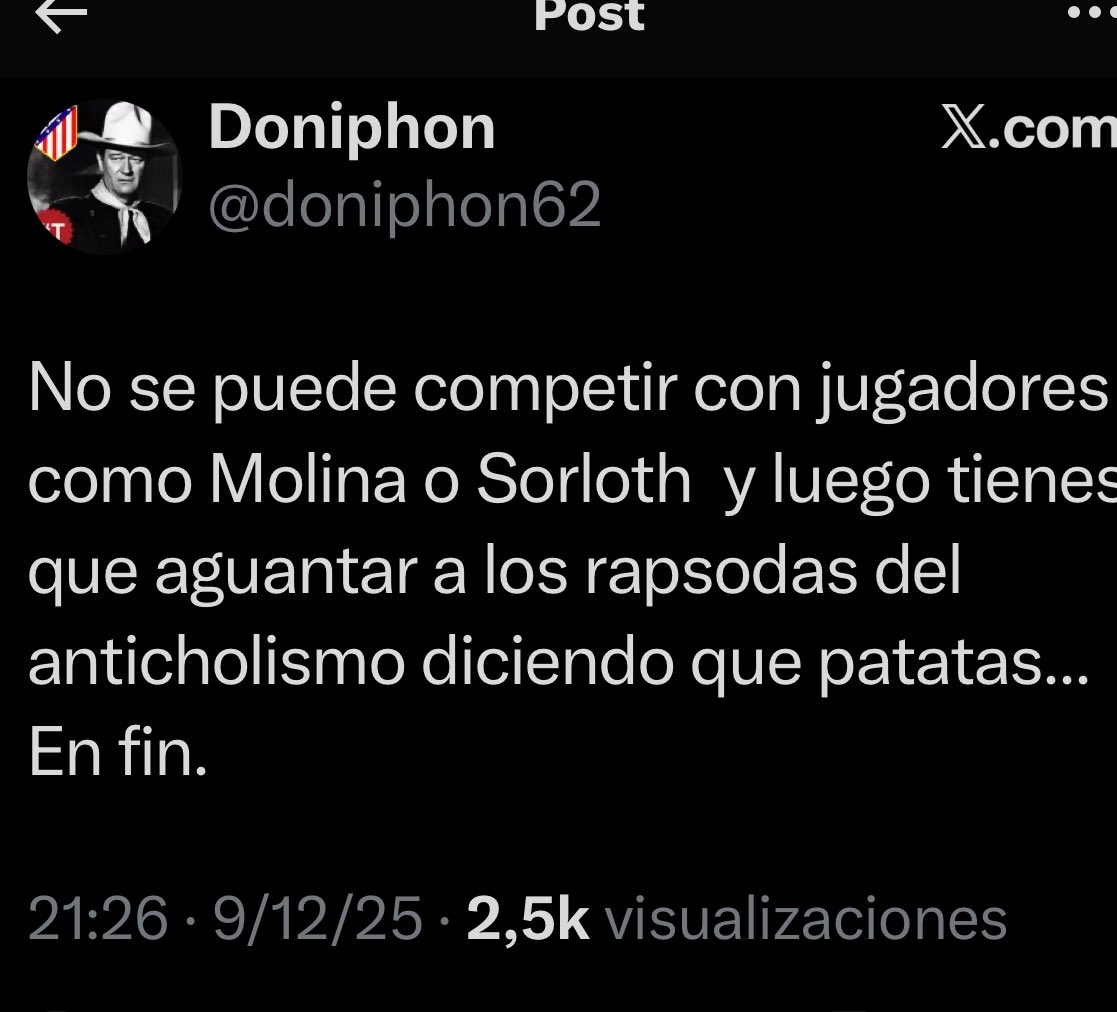 EnRojoBlanco's tweet image. No se puede hacer política con gente como Abalos y Koldo. Luego tienes que aguantar que vengan los antisanchistas diciendo que si patatas.
De donde no hay no se puede sacar