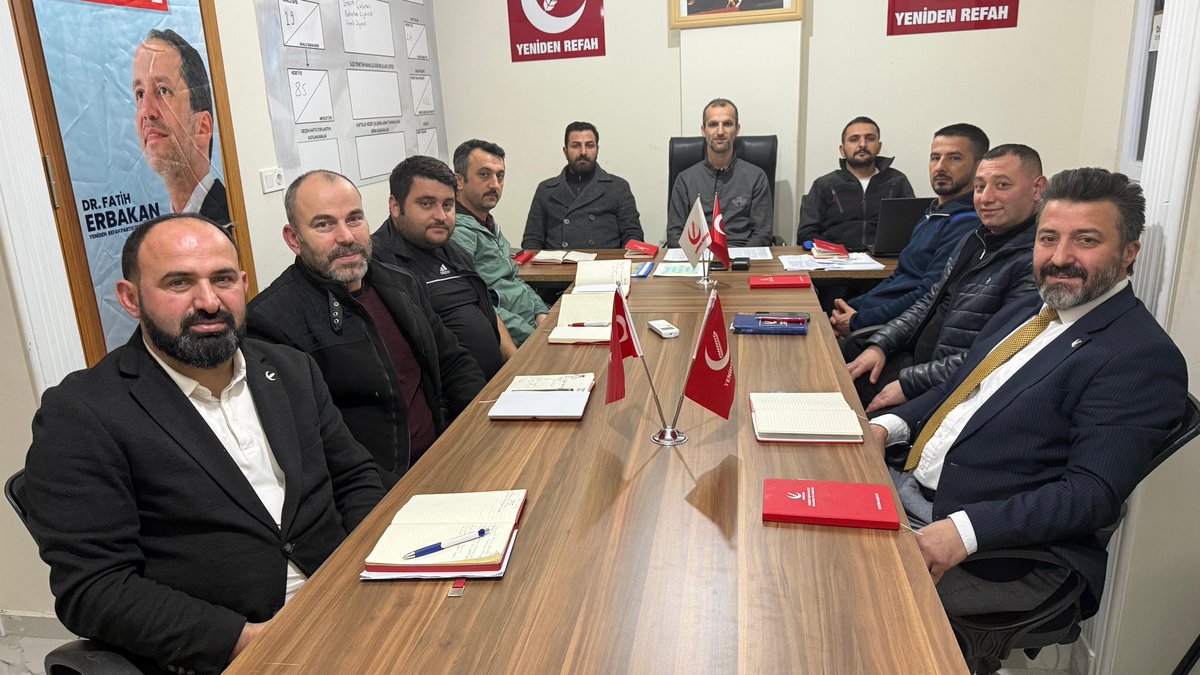 Haftalık yönetim kurulu toplantımızı gerçekleştirdik.

<a href="/nuriozatatr/">Nuri ÖZATA</a> 
<a href="/rprefahpartisi/">Yeniden Refah Partisi</a>