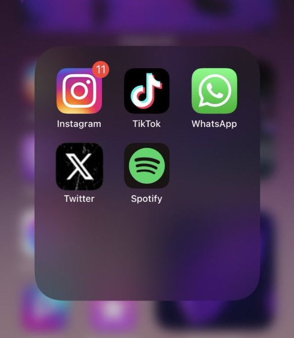 mi vida se basa en estás 5 aplicaciones