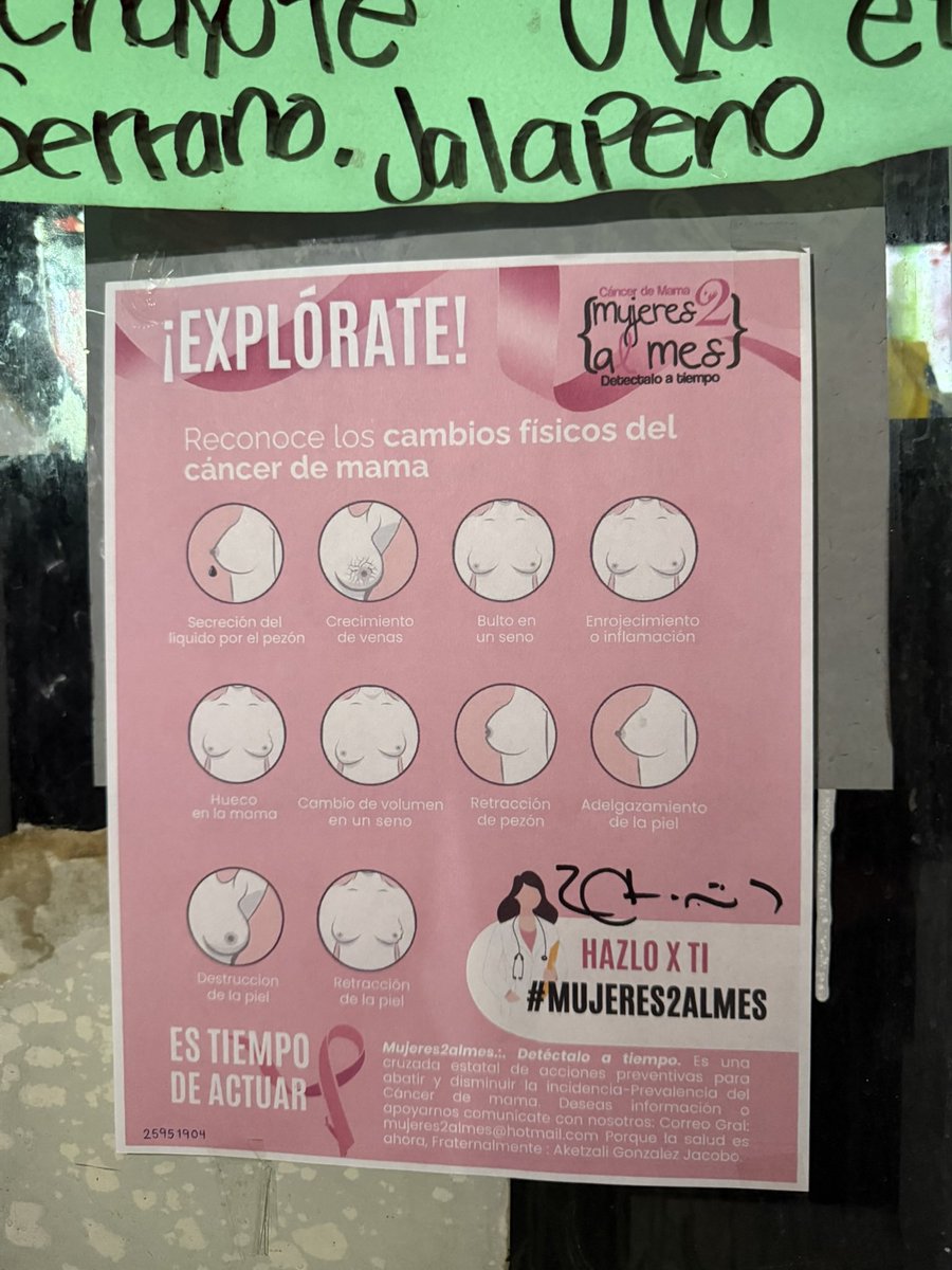 Sally07_000's tweet photo. Difusión de carteles sobre cáncer de mamá 💗💗
@medicosconcausa https://t.co/gz0Xzcnaxz