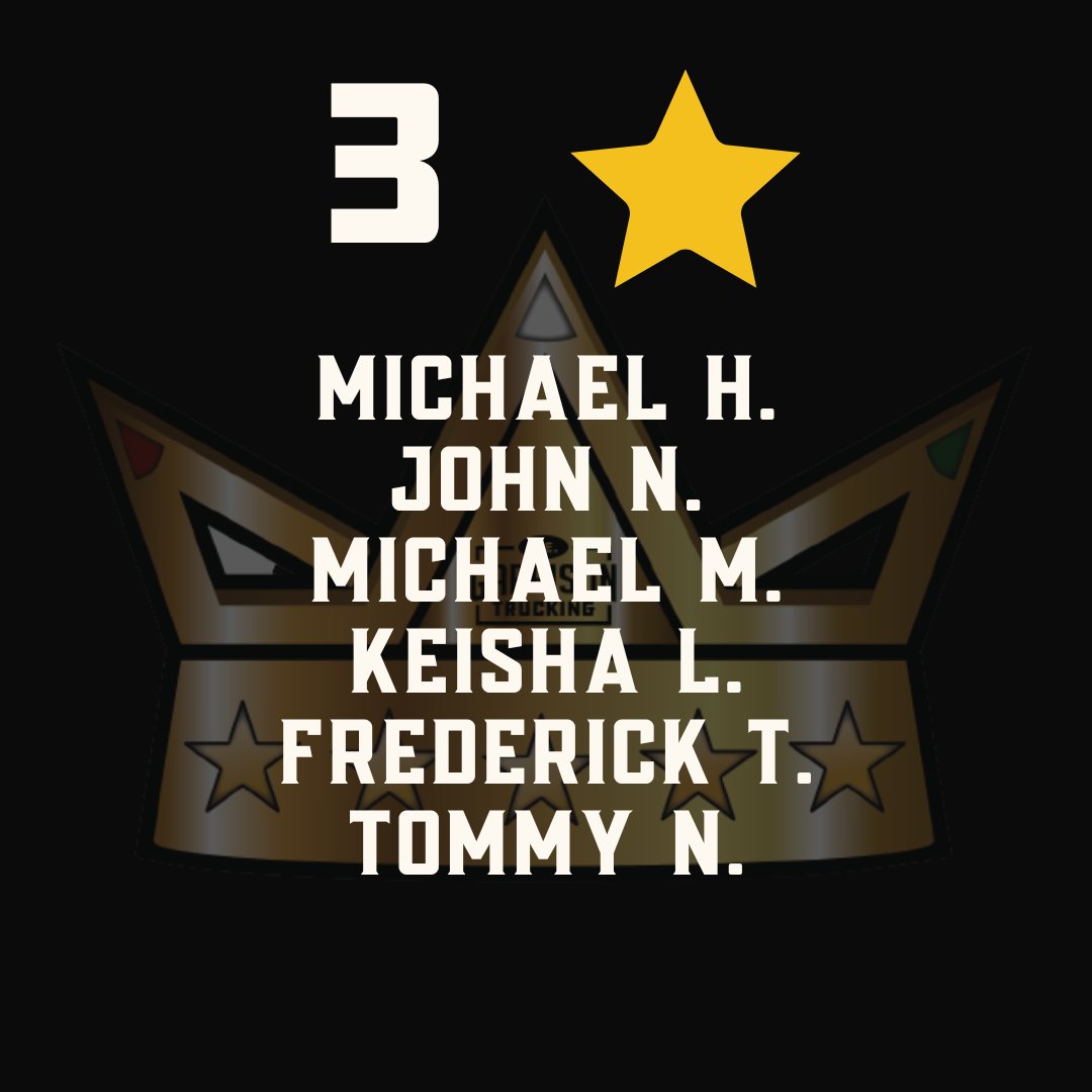 REGarrisonTruc1's tweet photo. Congratulations to our latest round of drivers to move up the ladder! Whether you've earned your Crown or are just getting started, we are proud to have each of you a part of Garrison's most elite! #regarrisontrucking https://t.co/AFCiqyFBpU
