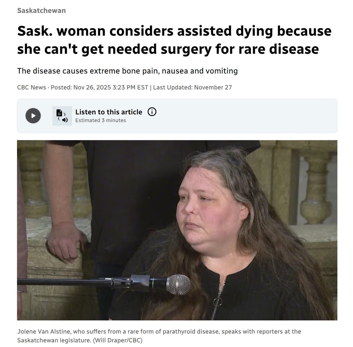 Every politician in Canada (and that includes you to Scott Moe) should be ashamed of themselves.