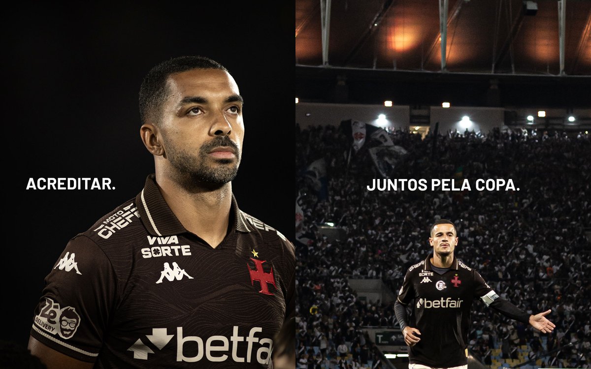 Nosso sonho é igual e lutaremos 𝓙𝓾𝓷𝓽𝓸𝓼 pela Copa. 

Faltam dois dias para a semifinal! ⏳💢

📸: Matheus Lima | #VascoDaGama