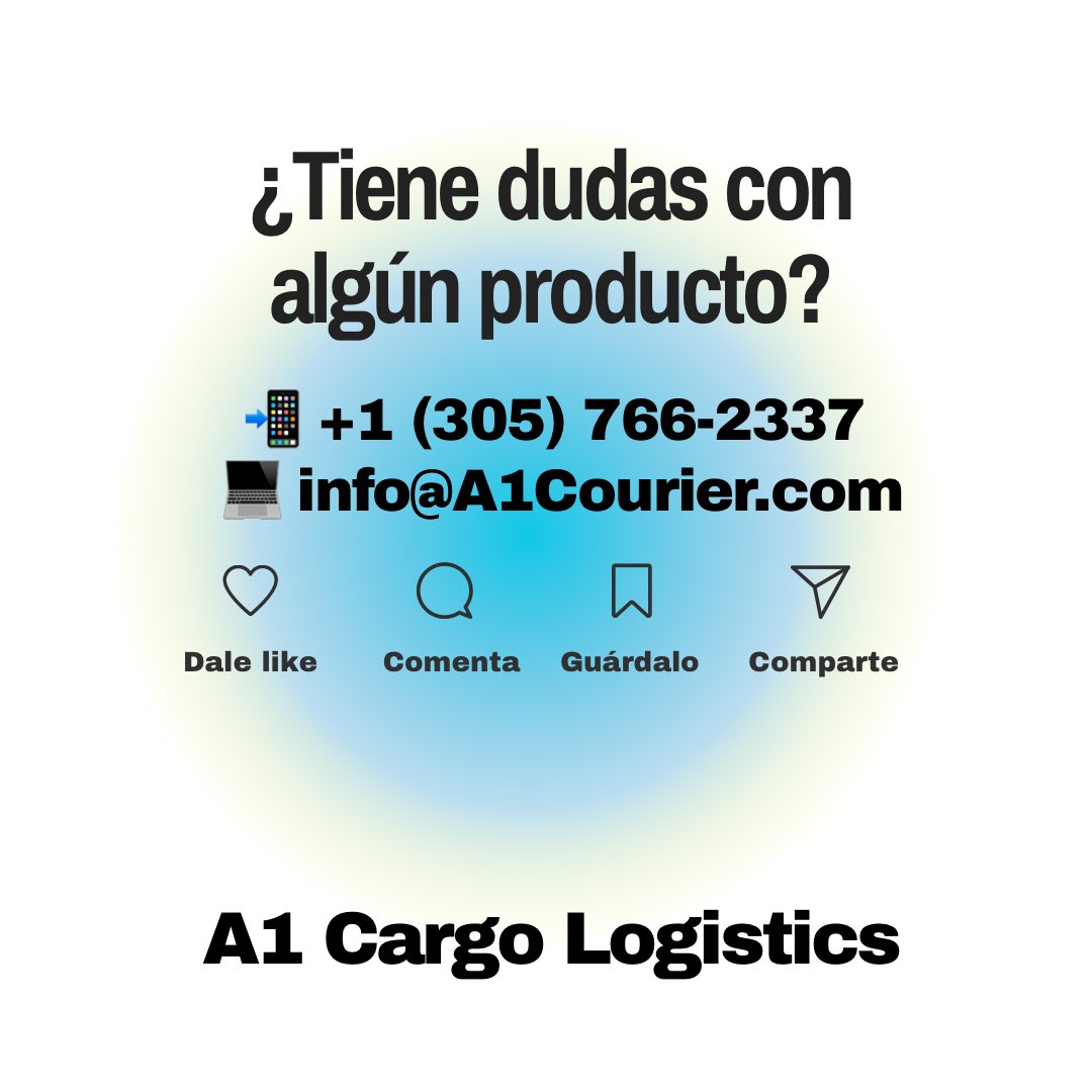 A1Cargo's tweet photo. Hay cosas que NUNCA debe enviar por courier porque son ilegales, peligrosas o requieren permisos especiales. 

Si lo hace, su embarque puede ser confiscado, multado o destruido.

❌ NUNCA ENVÍE POR COURIER:
- Dinero en efectivo 💵
- Medicinas controladas 💊
- Armas y municiones 🔫
- Baterías de litio dañadas o defectuosas 🔥

✅ SÍ PUEDE ENVIAR (siguiendo las normas):
- Baterías de litio NUEVAS y CERTIFICADAS ✅
- Perfumes y licores (hasta el límite permitido) 🍾✨
- Ropa, zapatos, electrónicos, repuestos de carro, maquillaje, suplementos… ¡todo lo demás! 👟📱🪛

¿Tiene dudas con algún producto?

Contactenos por WhatsApp o correo electrónico y le decimos si se puede o no ⬇️

📲 +1 (305) 766-2337 
💻 info@A1Courier.com

#QueNoEnviar #LogisticaSegura #CourierMiami #Miami #A1CargoLogistics #EnviosSeguros #CourierProhibido
