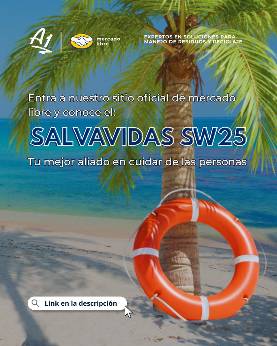 🌊 El Salvavidas SW25 ofrece seguridad marina insuperable. Polímero de alta resistencia, ultraligero y con certificación S.O.L.A.S./NOM. Ideal para condiciones extremas. No requiere mantenimiento.

📞 Contáctanos al 5643999336
💻Visítanos en f.mtr.cool/tdswdqaetw