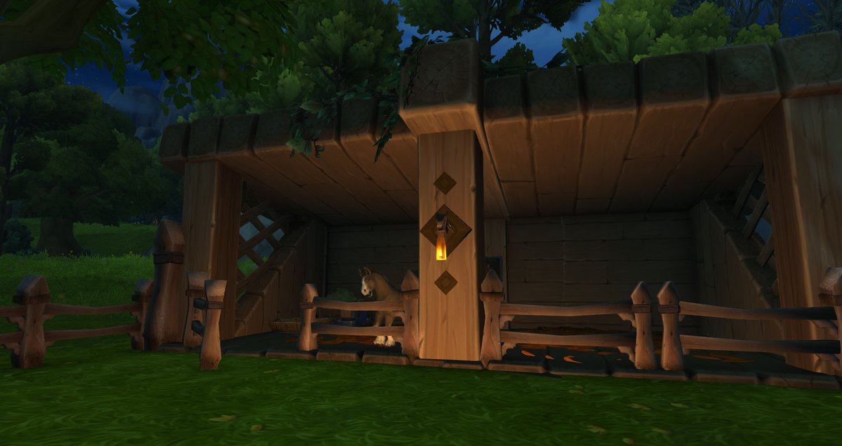 #WoWHousing  Stables 🐴