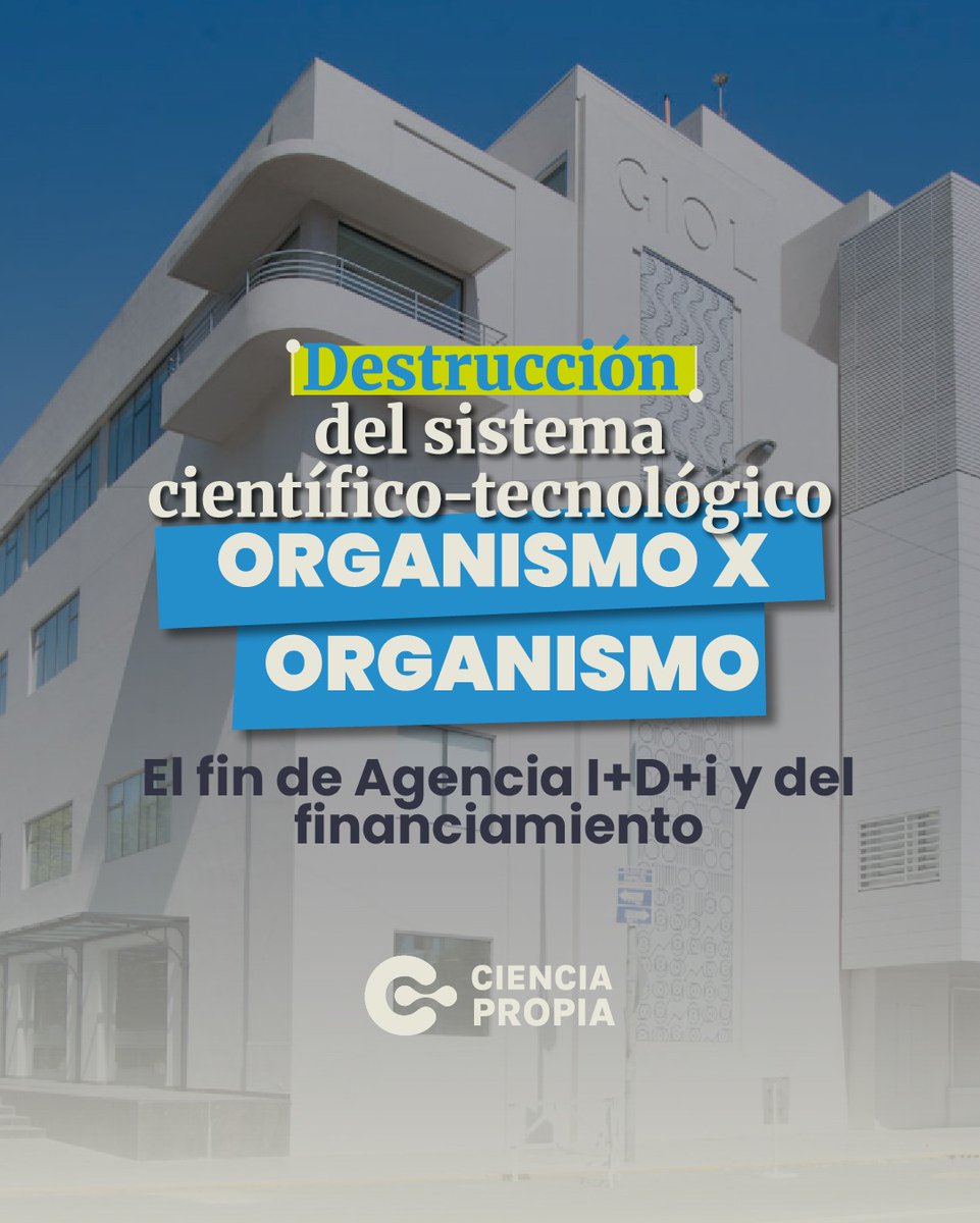 Uno de los anuncios más graves para la ciencia y tecnología nacional 🧵