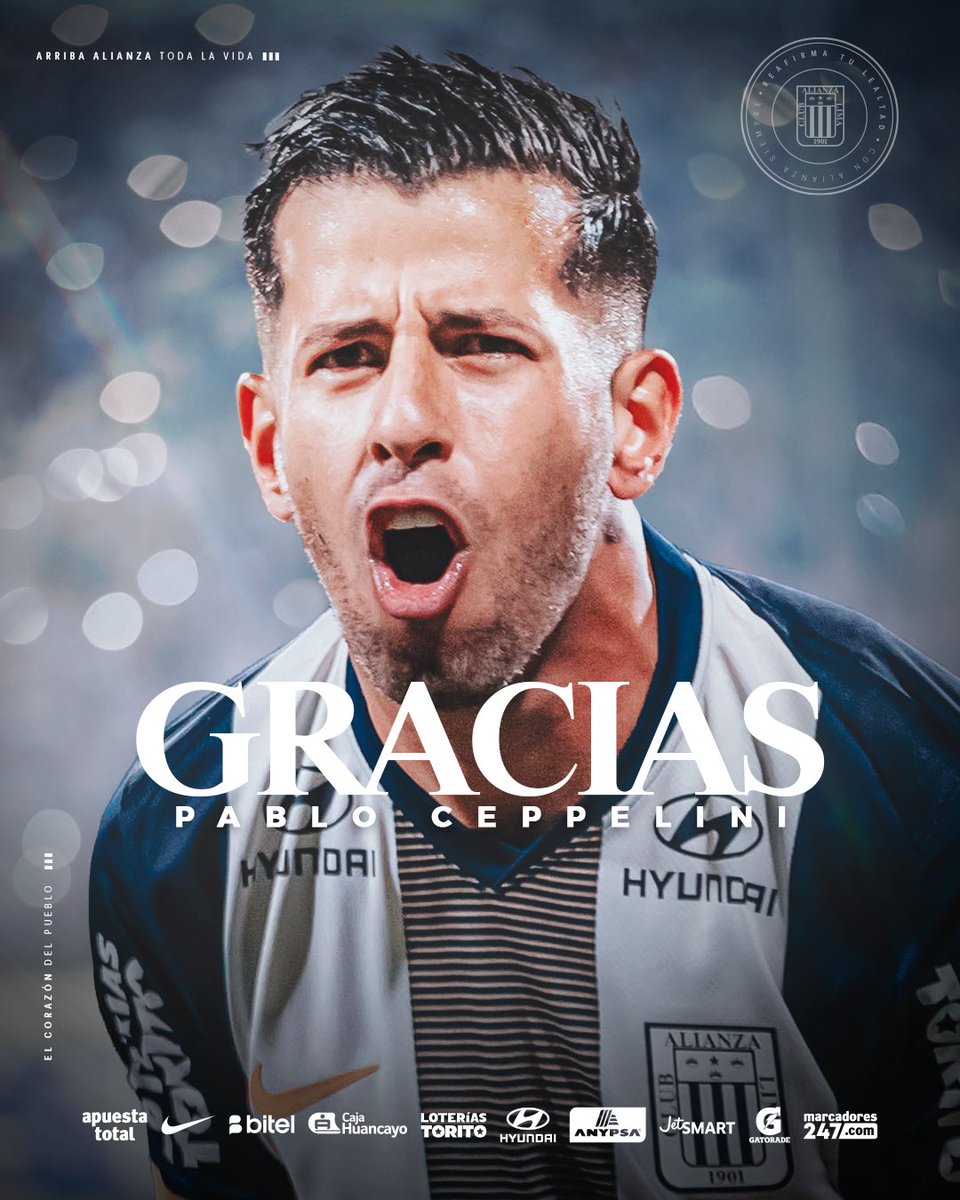 ClubALoficial's tweet photo. 𝐆𝐮𝐢𝐥𝐥𝐞𝐫𝐦𝐨 𝐄𝐧𝐫𝐢𝐪𝐮𝐞 𝐲 𝐏𝐚𝐛𝐥𝐨 𝐂𝐞𝐩𝐩𝐞𝐥𝐢𝐧𝐢 culminan su etapa en Alianza Lima. 

Les deseamos éxito en sus próximos proyectos deportivos. https://t.co/NtYgq8fu74