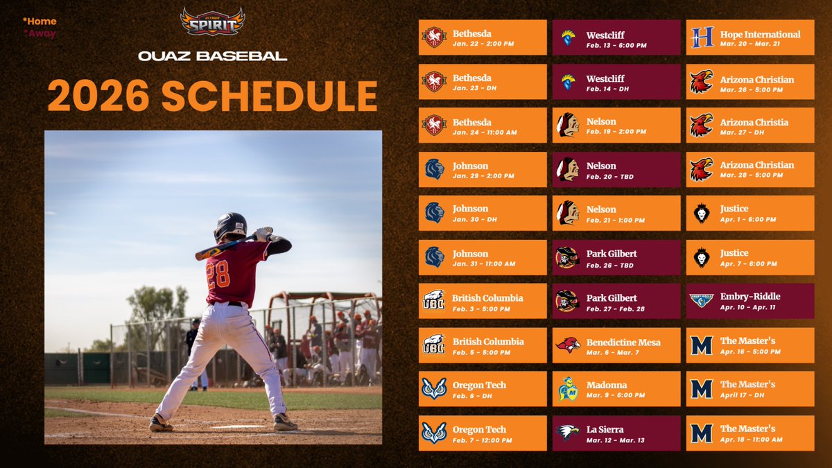 <a href="/OUAZBaseball/">OUAZ Baseball</a> schedule release is here!

📰: tinyurl.com/45pymfc6

#WeAreOUAZ