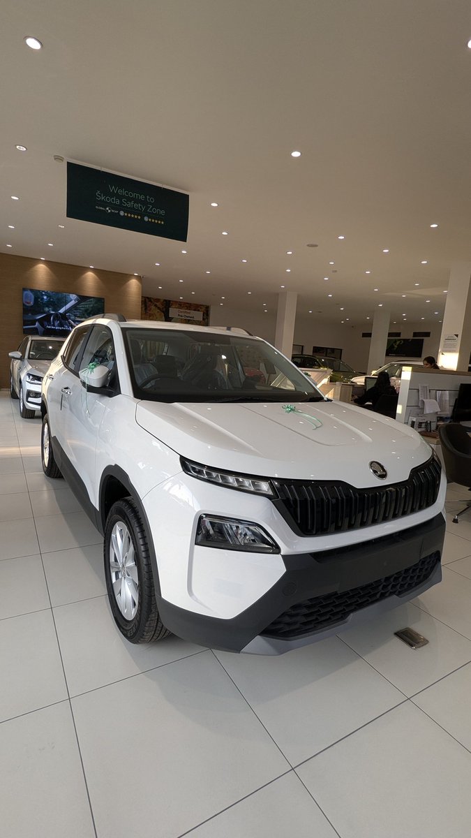 addy_o7's tweet photo. Took delivery of the Škoda Kylaq signature plus today. 
Special thanks to @volklub for all the detailed videos on youtube around the 1.0 tsi engine and the MQB-A0-IN platform,and kylaq any second thoughts I had regarding the purchase disappeared after seeing the video. https://t.co/1v2E550NDO