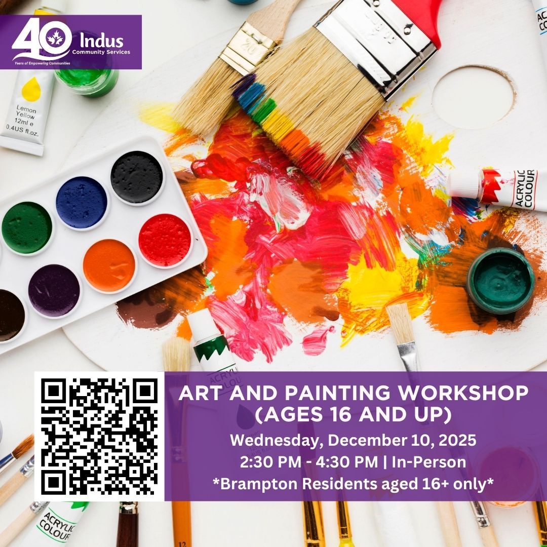 Last Day to Register! 🚨 

🎨 Limited spots for availability for our Art and Painting Workshop! Mingle with other attendees, connect about resources in Canada, and take your wonderful artwork home as a memory!

Register Now: buff.ly/YfC6fwW