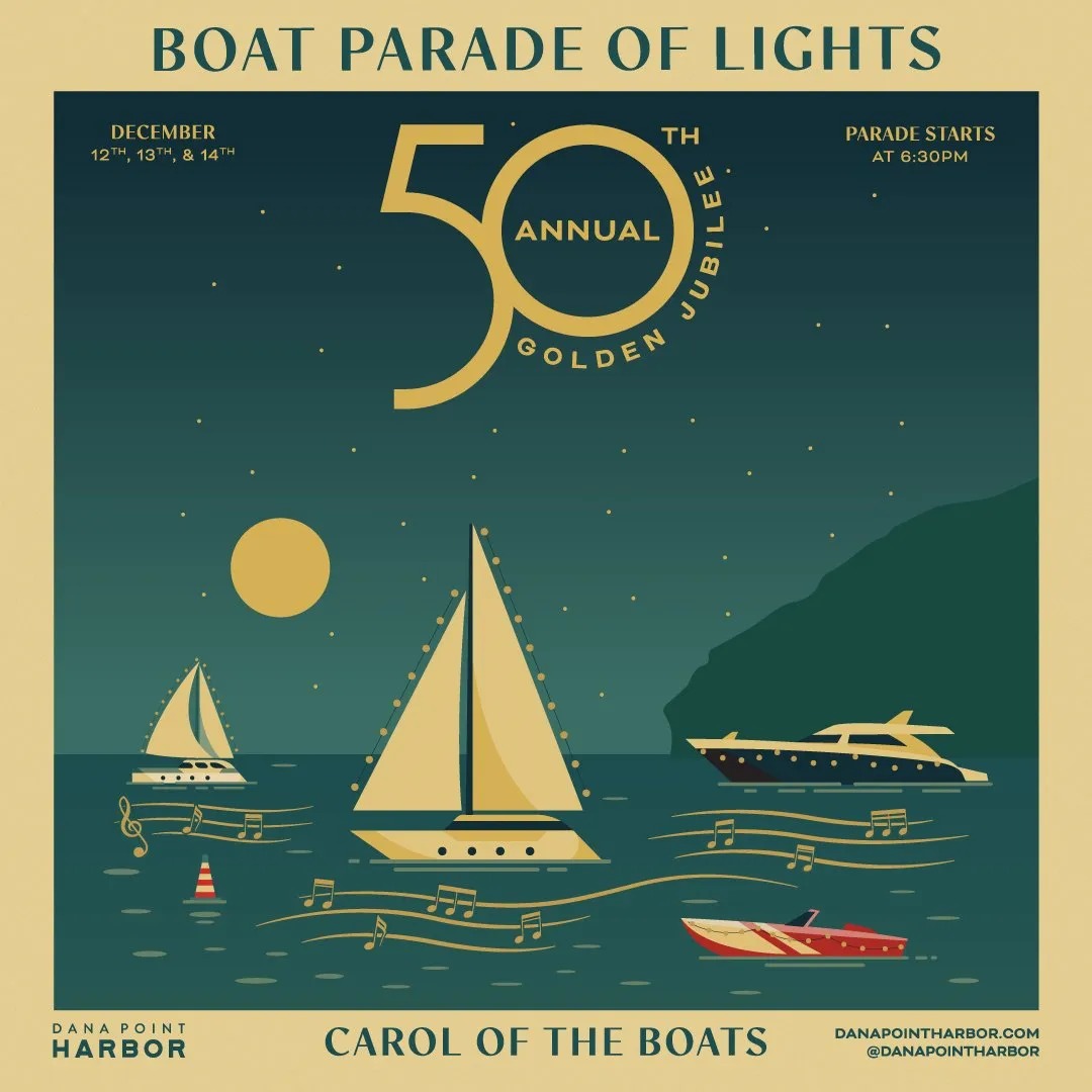 SteveCelotto's tweet photo. Save the date! ⚓️✨
Dana Point Harbor’s 50th Annual Boat Parade of Lights sets sail December 12th, 13th &amp; 14th! 🚤🎄

Repost - @danapointharbor https://t.co/KAVFs6sb30