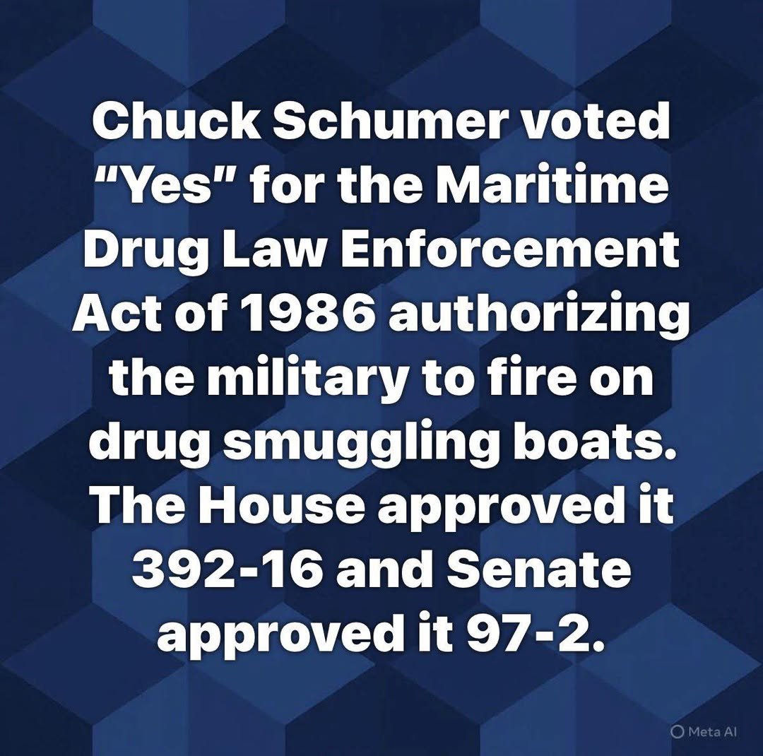 TIMENOUT's tweet image. @SenSchumer