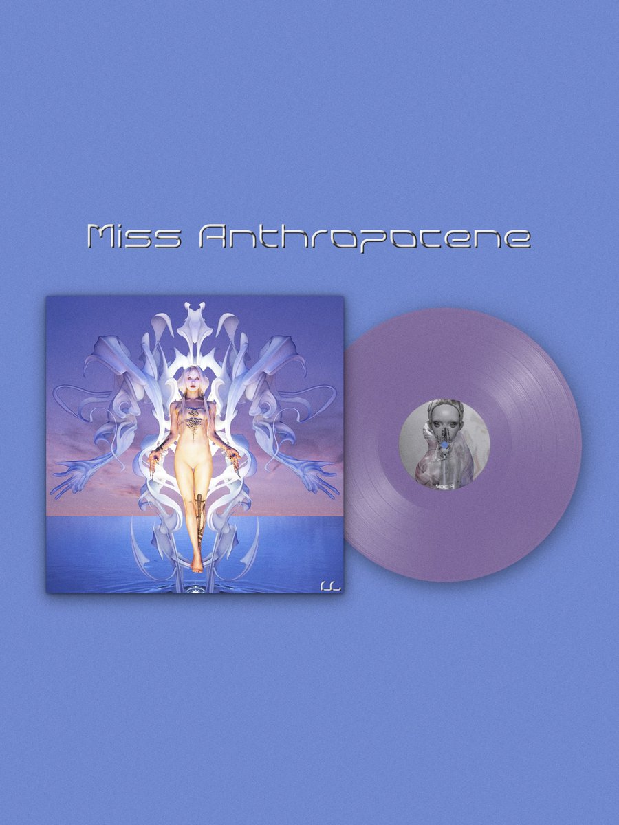 Tweet_thread's tweet photo. Miss Anthropocene Vinyl Concept (cover &amp; inner sleeve) Anniversary Edition 💜 https://t.co/w9mSLvifnE