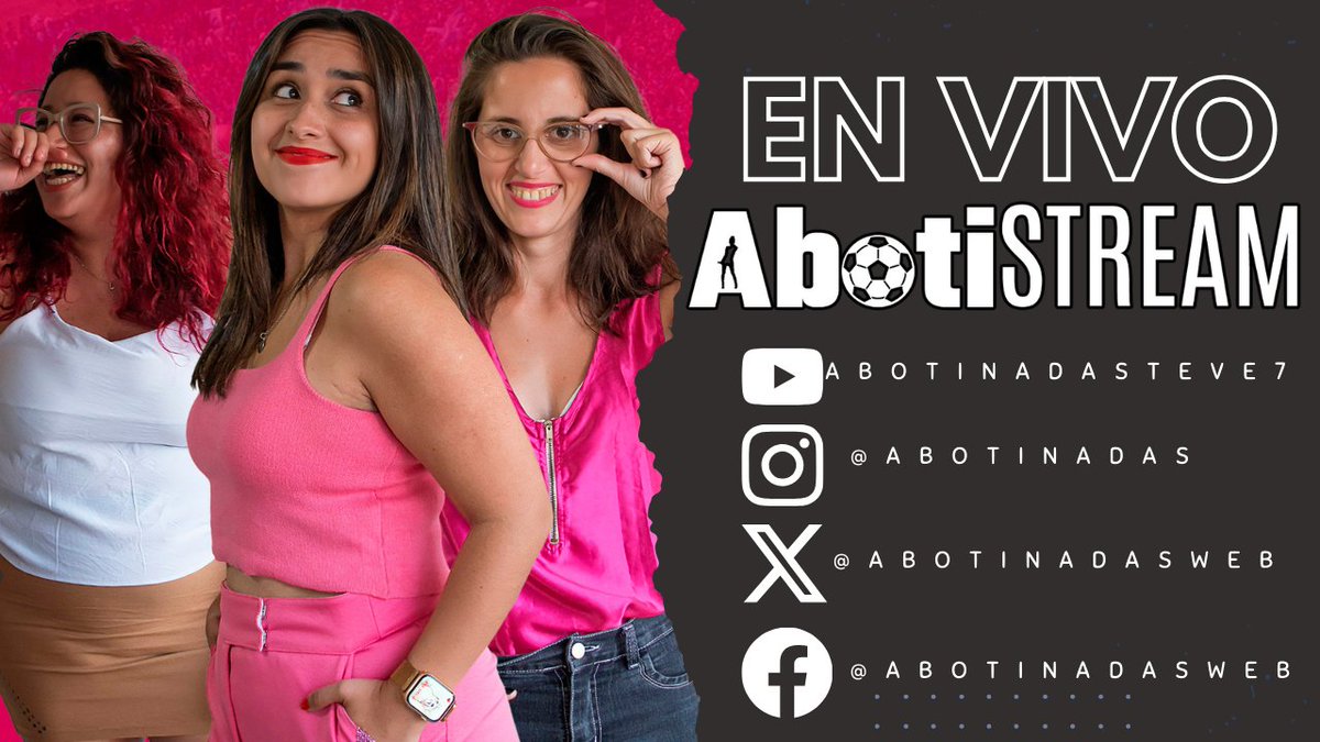 📻 ¡LE DIMOS PLAY AL STREAM! 📲 🔥

Ya estamos READY en #AbotiStream 😜, con toda la información sobre #River, #Boca, #Independiente, #Racing y #SanLorenzo por 👉🏽 youtube.com/live/n3jFsmFzY… ⚽👠.